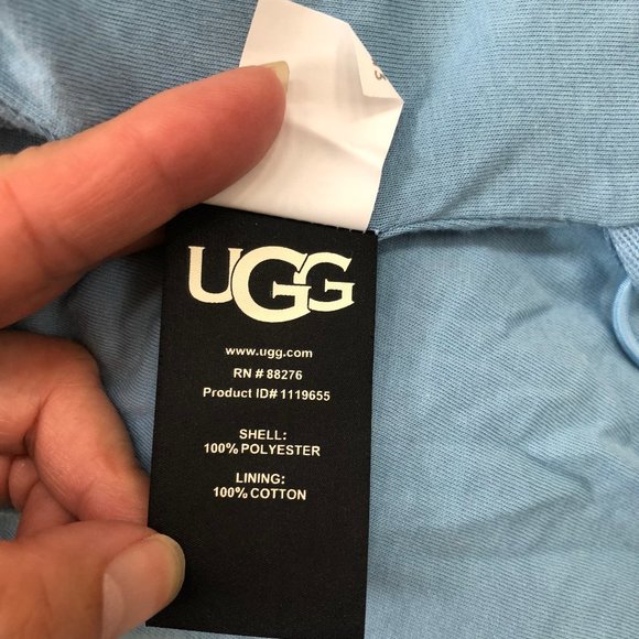 UGG ALL GENDER PRIDE STRIPES SHERPA FAUX FUR HOODIE OVERSIZED LOOSE JACKET COAT - Picture 6 of 7